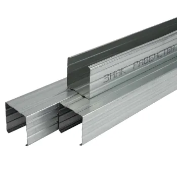 Изображение товара Профиль стоечный ПС-2 Знак Равенства 50х50х3000 мм из оцинкованной стали Изображение товара Профиль стоечный ПС-2 Знак Равенства 50х50х3000 мм из оцинкованной стали