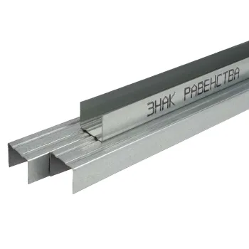 Изображение товара Профиль потолочный направляющий ППН Знак Равенства 28х27х3000 мм Изображение товара Профиль потолочный направляющий ППН Знак Равенства 28х27х3000 мм