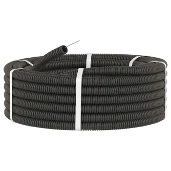 Изображение товара Гофрированная труба ПНД 20 мм черная с протяжкой 10 м УралПак Изображение товара Гофрированная труба ПНД 20 мм черная с протяжкой 10 м УралПак