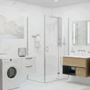 Керамогранит Global Tile Princess 400х800 мм белый волна_1