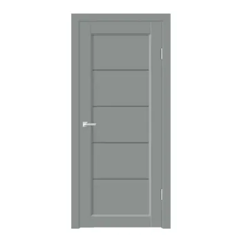 Полотно дверное глухое Velldoris Style 1 эмалюкс 700х2000 мм серый агат