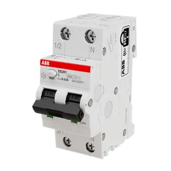 Изображение товара Автоматический дифференциальный выключатель ABB 40А 30мА двухполюсный AC 6кА Изображение товара Автоматический дифференциальный выключатель ABB 40А 30мА двухполюсный AC 6кА