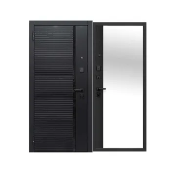 Изображение товара Входная металлическая дверь Ferroni с МДФ панелями и зеркалом, левый тип, 860 мм Изображение товара Входная металлическая дверь Ferroni с МДФ панелями и зеркалом, левый тип, 860 мм