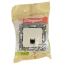 Механизм розетки интернет 1-местный Legrand Etika, слоновая кость_4