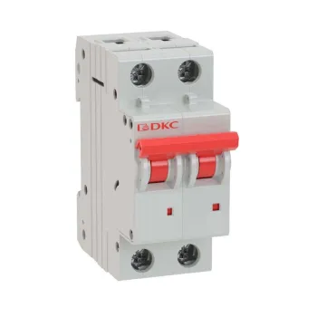Изображение товара Автоматический двухполюсный выключатель DKC YON MD63 6A 6кА для электросетей Изображение товара Автоматический двухполюсный выключатель DKC YON MD63 6A 6кА для электросетей