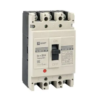 Изображение товара Автоматический трехполюсный выключатель EKF ВА-99М 100/20А 35кА Изображение товара Автоматический трехполюсный выключатель EKF ВА-99М 100/20А 35кА