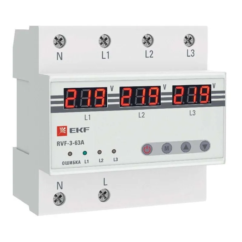 Реле выбора фаз RVF-3-63А PROxima EKF_1