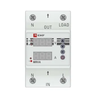 Изображение товара Реле напряжения и тока MRVA-40А с дисплеем PROxima EKF Изображение товара Реле напряжения и тока MRVA-40А с дисплеем PROxima EKF