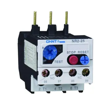 Изображение товара Реле тепловое NR2-25 5,5-8А CHINT для автоматической защиты Изображение товара Реле тепловое NR2-25 5,5-8А CHINT для автоматической защиты