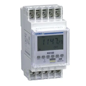 Изображение товара Электронный таймер KG10D-1Z CHINT для автоматизации 220 В Изображение товара Электронный таймер KG10D-1Z CHINT для автоматизации 220 В