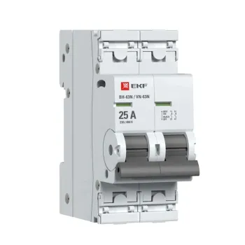 Изображение товара Двухполюсный выключатель нагрузки ВН-63N PROxima EKF 25А Изображение товара Двухполюсный выключатель нагрузки ВН-63N PROxima EKF 25А