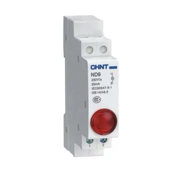 Изображение товара Индикатор ND9-1/r красный AC/DC CHINT для сигнальных систем Изображение товара Индикатор ND9-1/r красный AC/DC CHINT для сигнальных систем