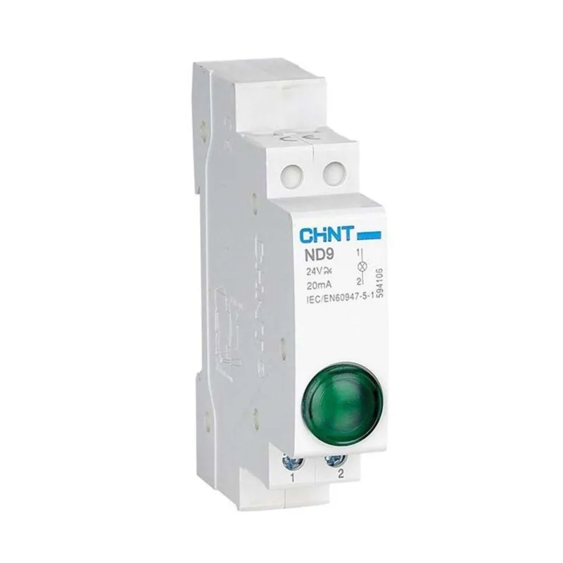 Индикатор ND9-1/w белый AC/DC(LED) CHINT_1