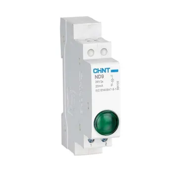 Изображение товара Индикатор ND9-1/y желтый AC/DC для электросетей 230 В CHINT Изображение товара Индикатор ND9-1/y желтый AC/DC для электросетей 230 В CHINT