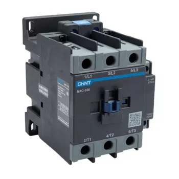 Изображение товара Контактор NXC-100 АС3 1НО 1НЗ 100А 220В CHINT надежный электромеханический компонент Изображение товара Контактор NXC-100 АС3 1НО 1НЗ 100А 220В CHINT надежный электромеханический компонент