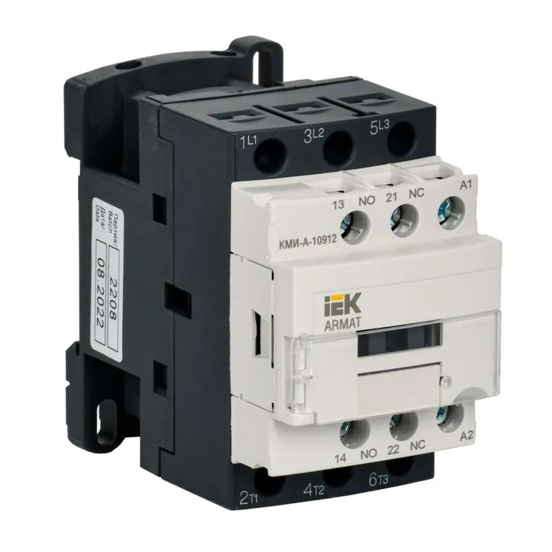 Контактор КМИ-А-10912 LC1D АС3 1НО+1НЗ 9А 24В Armat IEK_1