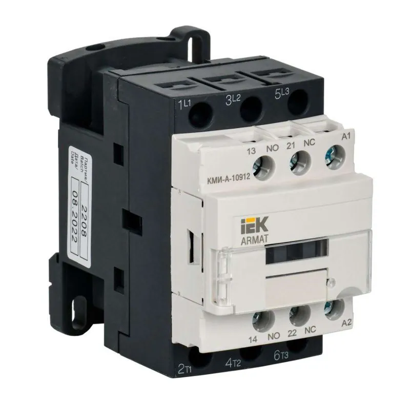 Контактор КМИ-А-10912 LC1D AC3 1НО+1НЗ 9А 230В IEK_1