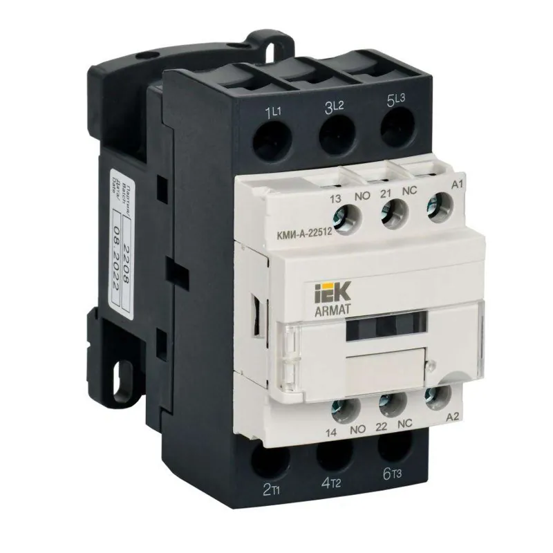 Контактор КМИ-А-22512 LC1D AC3 1НО+1НЗ 25А 230В IEK_1