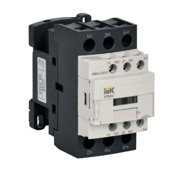 Изображение товара Контактор КМИ-А-23212 IEK 32А 24В для автоматизации Изображение товара Контактор КМИ-А-23212 IEK 32А 24В для автоматизации