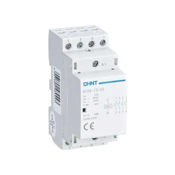 Изображение товара Контактор модульный NCH8-25/40 AC 25А CHINT для Din-рейки Изображение товара Контактор модульный NCH8-25/40 AC 25А CHINT для Din-рейки
