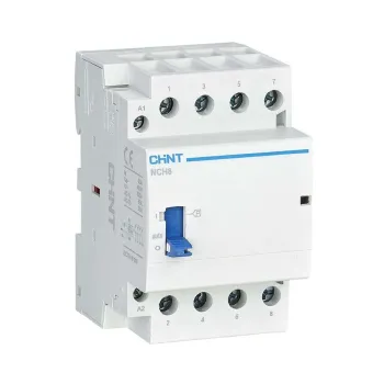 Изображение товара Контактор модульный CHINT NCH8-63M/40 63А 220-240В автоматическое управление Изображение товара Контактор модульный CHINT NCH8-63M/40 63А 220-240В автоматическое управление