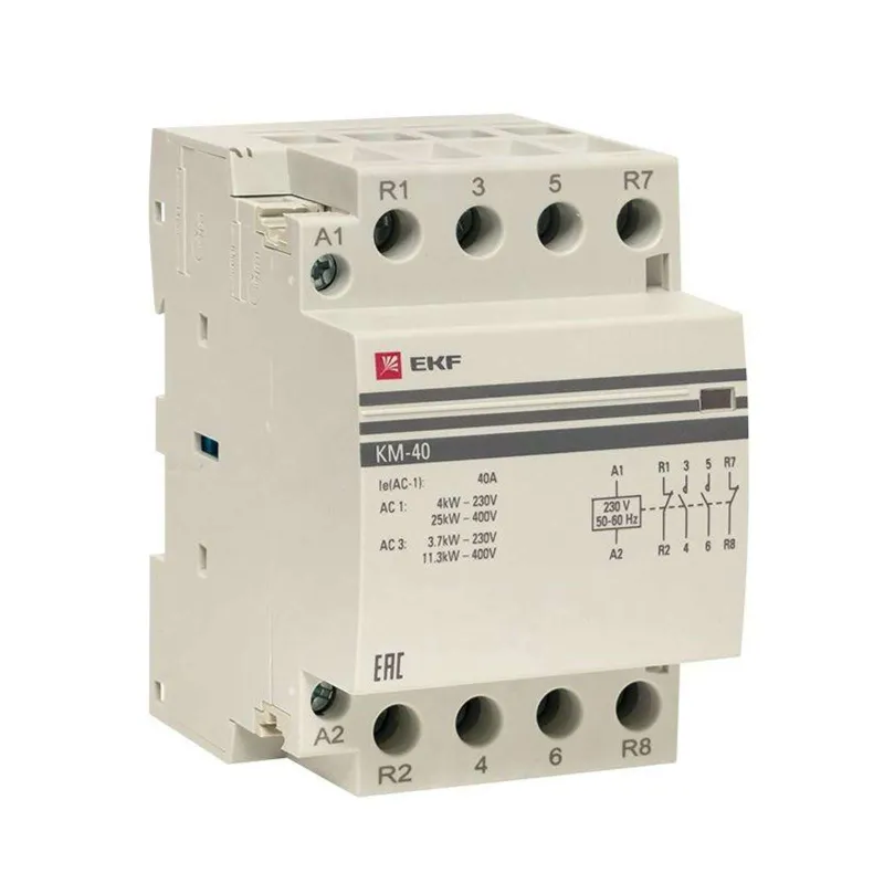 Контактор модульный КМ 40А 2NО+2NC 230-400В PROxima EKF_1