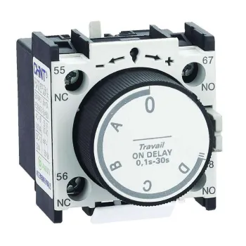 Изображение товара Приставка выдержка времени F5-D0 для контакторов CHINT надежное управление Изображение товара Приставка выдержка времени F5-D0 для контакторов CHINT надежное управление