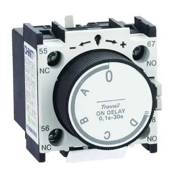 Изображение товара Приставка выдержка времени F5-D2 для контакторов CHINT Изображение товара Приставка выдержка времени F5-D2 для контакторов CHINT