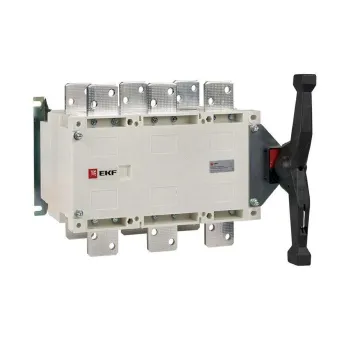 Изображение товара Рубильник-переключатель трехполюсный EKF PowerSwitch 1000А Изображение товара Рубильник-переключатель трехполюсный EKF PowerSwitch 1000А