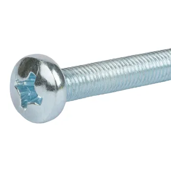 Изображение товара Винт с полусферической головкой M8x50 DIN 7985 оцинкованный Изображение товара Винт с полусферической головкой M8x50 DIN 7985 оцинкованный