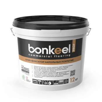 Изображение товара Клей-фиксатор Bonkeel Prof для напольных покрытий 12 кг надежное решение Изображение товара Клей-фиксатор Bonkeel Prof для напольных покрытий 12 кг надежное решение