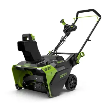 Изображение товара Аккумуляторный снегоуборщик Greenworks GD82 бесщеточный 82V Изображение товара Аккумуляторный снегоуборщик Greenworks GD82 бесщеточный 82V