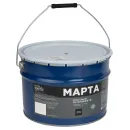 Грунт-эмаль по ржавчине 3в1 Марта черная матовая 10кг_3