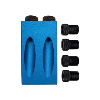 Изображение товара Кондуктор для сверления отверстий под косой шуруп VertexTools Изображение товара Кондуктор для сверления отверстий под косой шуруп VertexTools