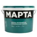 Краска интерьерная влажная уборка Марта матовая 14кг_3