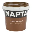 Краска фасадная Марта матовая 1,3кг_1