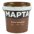 Краска фасадная Марта матовая (база С) 0,9л_1