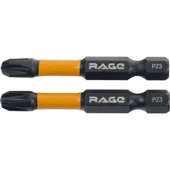 Изображение товара Биты торсионные PZ3х50 RAGE by VIRA 2 шт - надежные односторонние отвертки для профессионалов и дом Изображение товара Биты торсионные PZ3х50 RAGE by VIRA 2 шт - надежные односторонние отвертки для профессионалов и дом