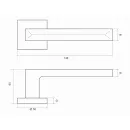 Ручка дверная Palladium Joos M GF графит_3