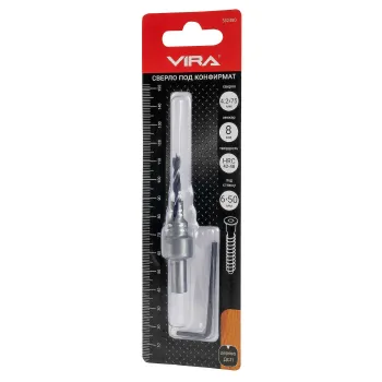 Изображение товара Сверло под конфирмат 6х50 Vira для мебельных работ и соединений Изображение товара Сверло под конфирмат 6х50 Vira для мебельных работ и соединений