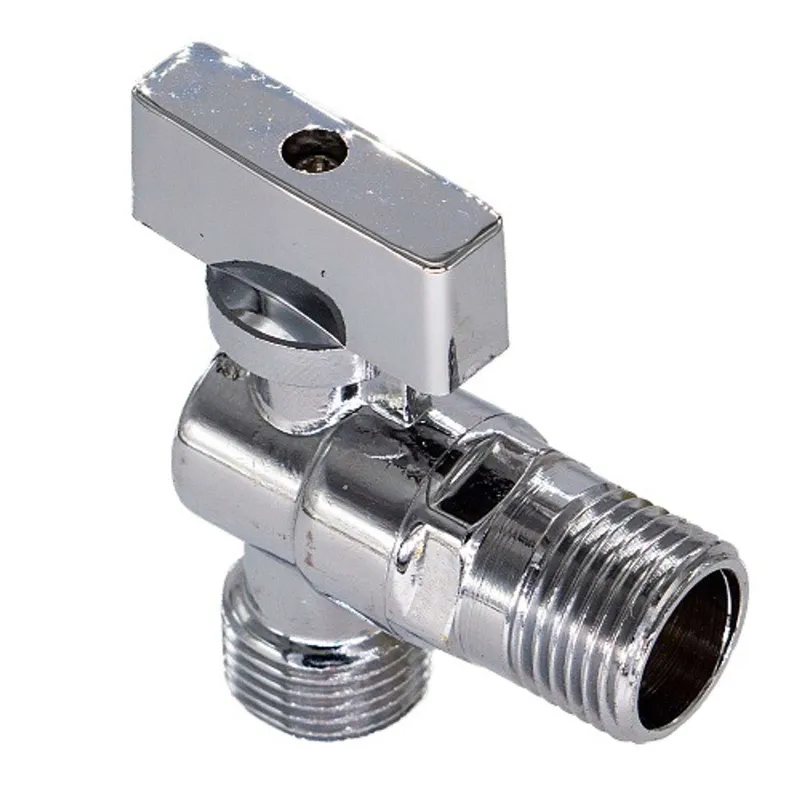 Кран шаровый угловой НР 1/2"х1/2" с отражателем СТМ_1