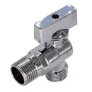 Кран шаровый угловой НР 1/2"х1/2" с отражателем СТМ_3