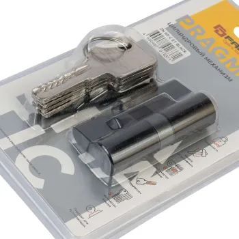 Изображение товара Цилиндровый механизм Palladium 60 ключ-ключ черный надежное замковое решение Изображение товара Цилиндровый механизм Palladium 60 ключ-ключ черный надежное замковое решение