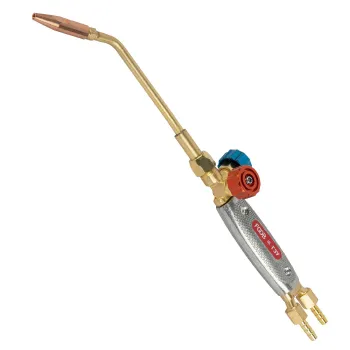 Изображение товара Газо-кислородная сварочная горелка ГЗУ-23 FOOB с сменными наконечниками Изображение товара Газо-кислородная сварочная горелка ГЗУ-23 FOOB с сменными наконечниками