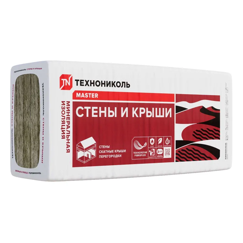 Утеплитель 1000х610х100мм Технониколь Стены и крыши λ34 2,4м²_1