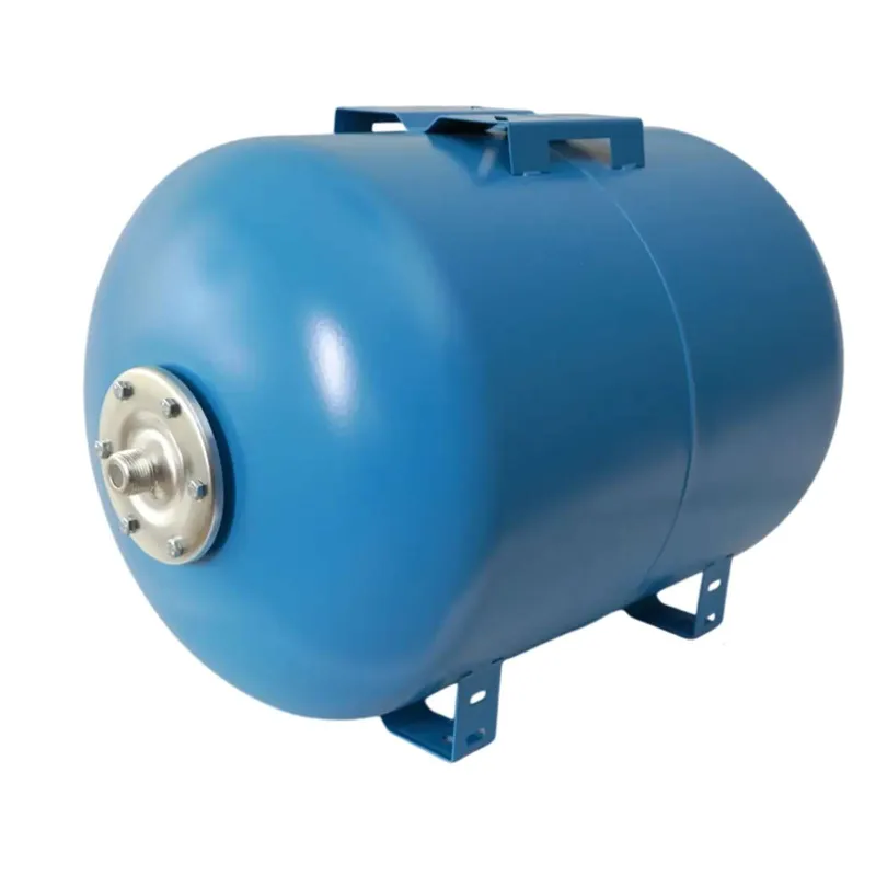 Бак расширительный для водоснабжения 100л горизонтальный синий Unipump_1
