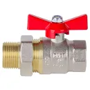 Кран шаровый со сгоном TEBO ВР-НР 3/4" бабочка_2