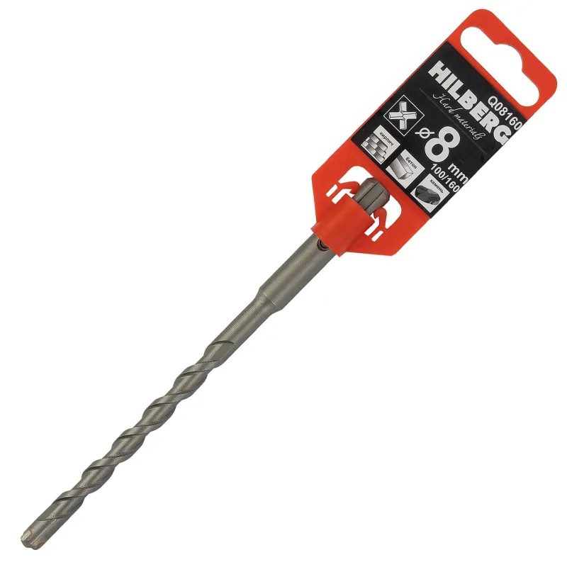 Бур SDS+ 8х100/160мм Quadro Hilberg_1