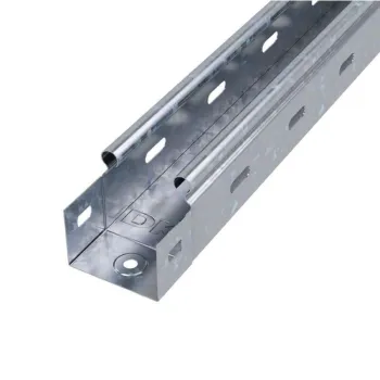 Изображение товара Лоток перфорированный DKC 50х50х3000 мм для кабельной прокладки Изображение товара Лоток перфорированный DKC 50х50х3000 мм для кабельной прокладки