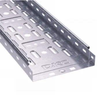 Изображение товара Лоток перфорированный DKC 200х50х3000 из оцинкованной стали Изображение товара Лоток перфорированный DKC 200х50х3000 из оцинкованной стали